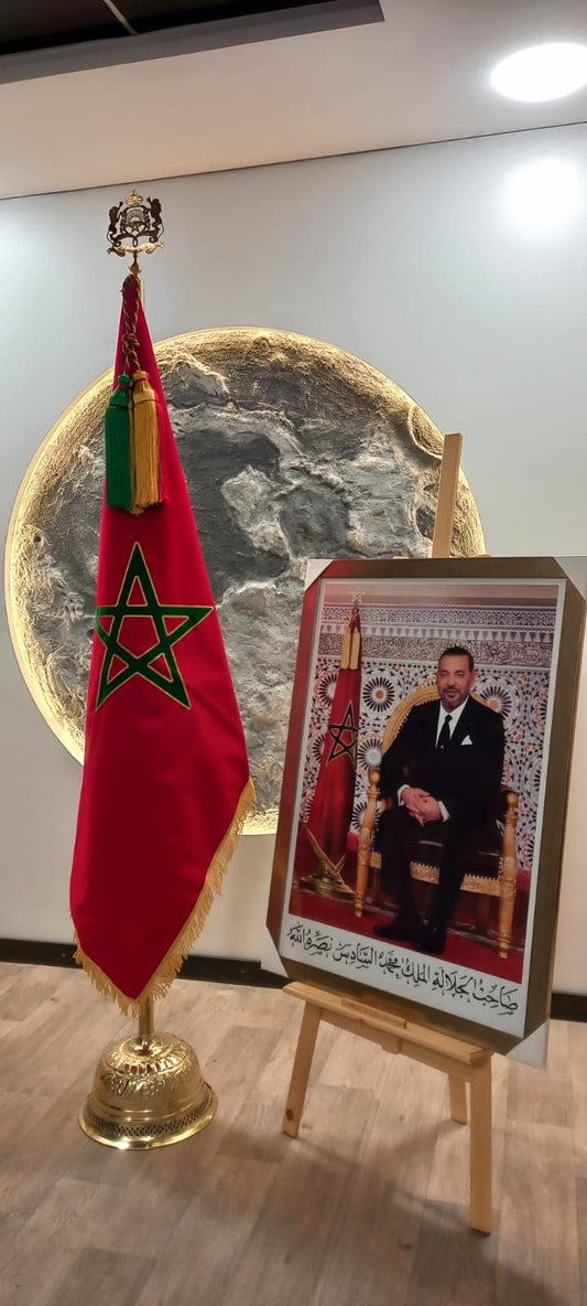 Mât de bureau en cuivre